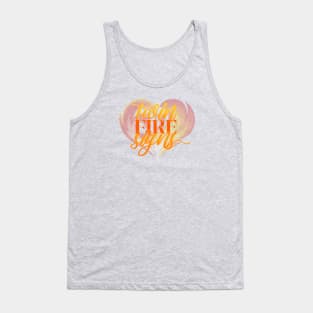 twin fire signs Tank Top